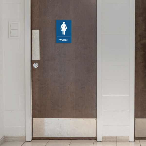 Women Restroom Sign