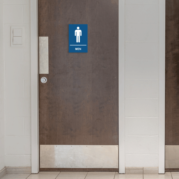 Men Restroom Sign