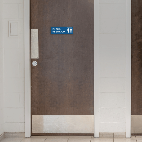 Public Restroom Sign