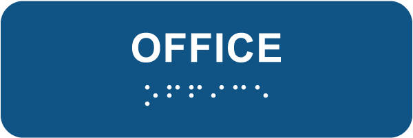 Office with Braille