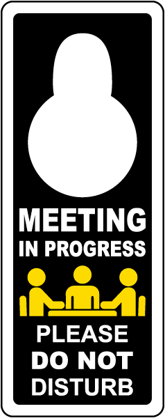 Please Do Not Disturb Door Hanger