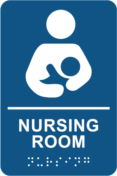 Nursing Room Sign with Braille