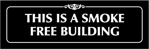 Smoke Free Building Sign