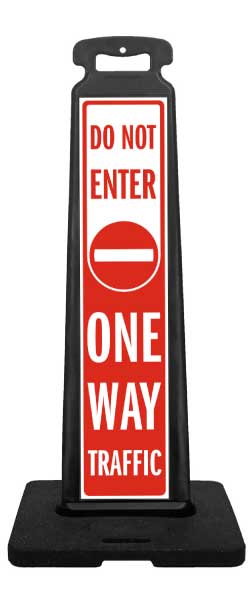 One Way Traffic Vertical Panel