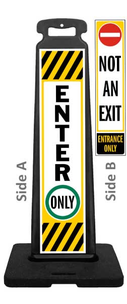 Enter Only Vertical Panel
