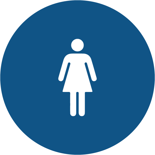 Women Symbol California Title 24 Door Sign