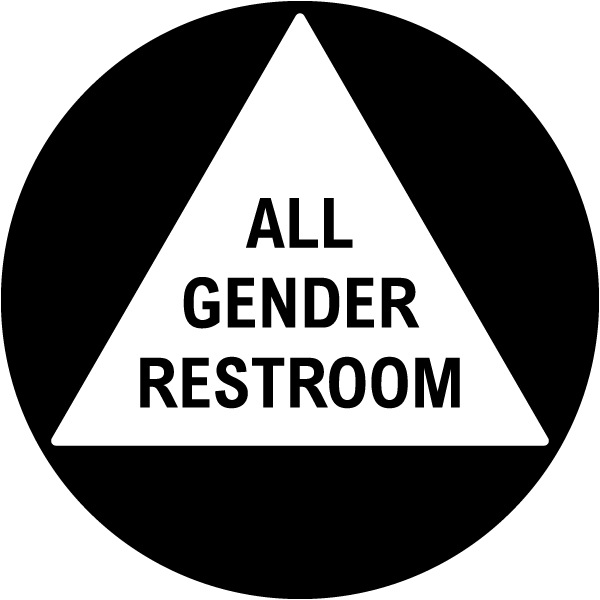 All Gender Restroom California Title 24 Restroom Sign