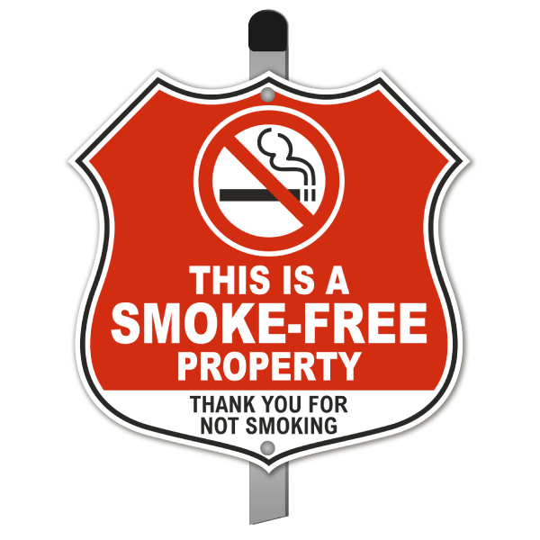 Smoke-Free Property Yard Sign