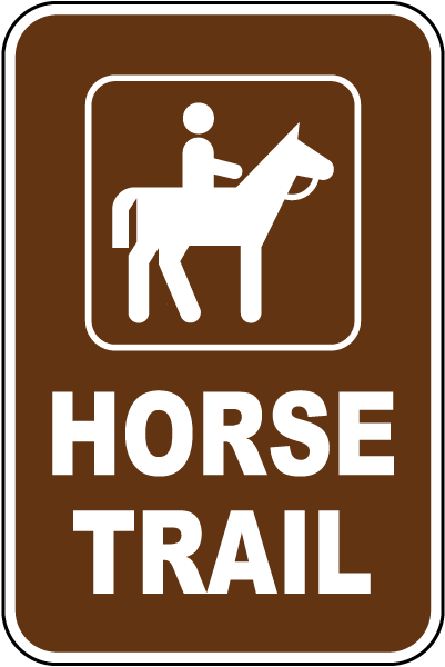 Horse Trail Sign