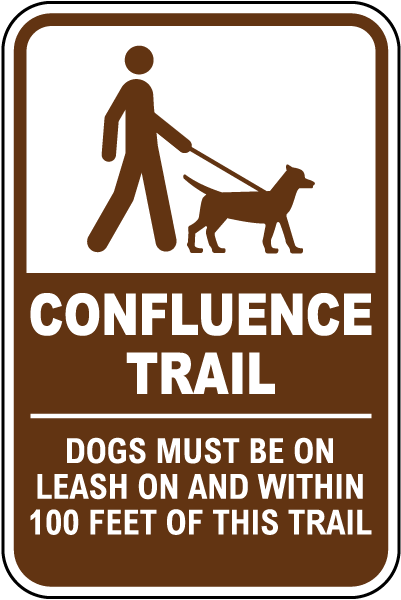 Confluence Trail Sign