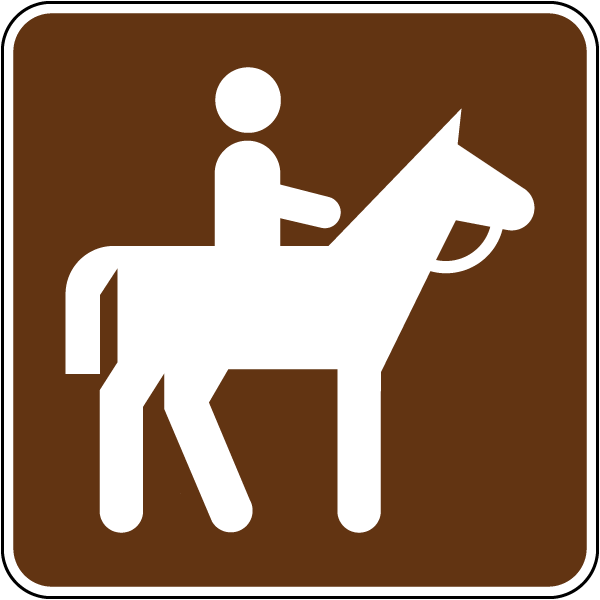 Horse Trail Sign