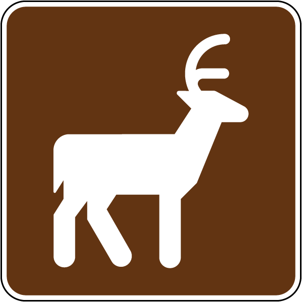 Deer Viewing Sign