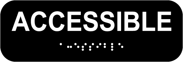 Accessible Sign with Braille