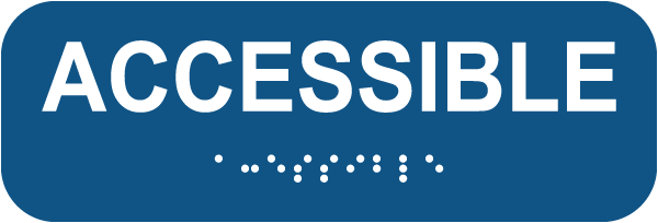 Accessible Sign with Braille