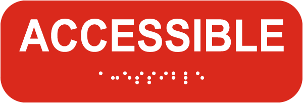 Accessible Sign with Braille