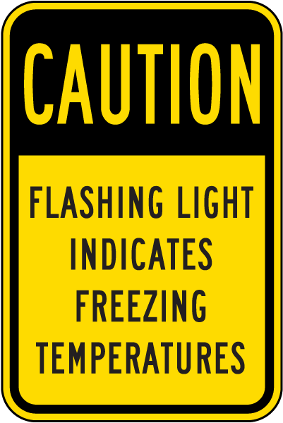 Flashing Light Sign