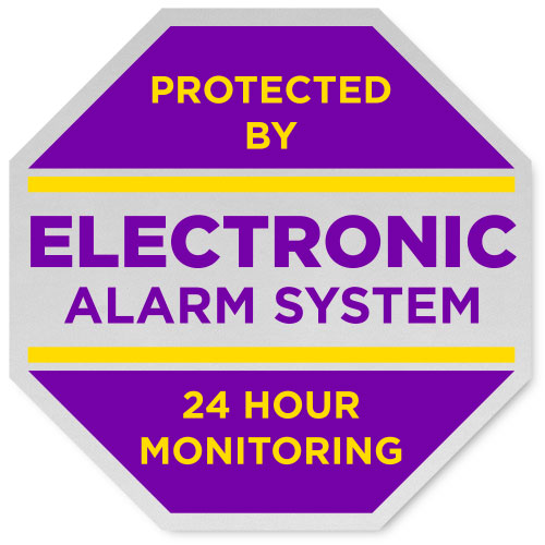 Protected by Electronic Alarm System Yard Sign