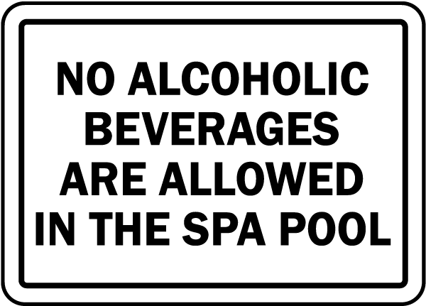 Michigan No Alcoholic Beverages Sign