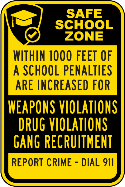 Safe School Sign