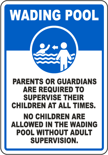New Jersey Wading Pool Sign