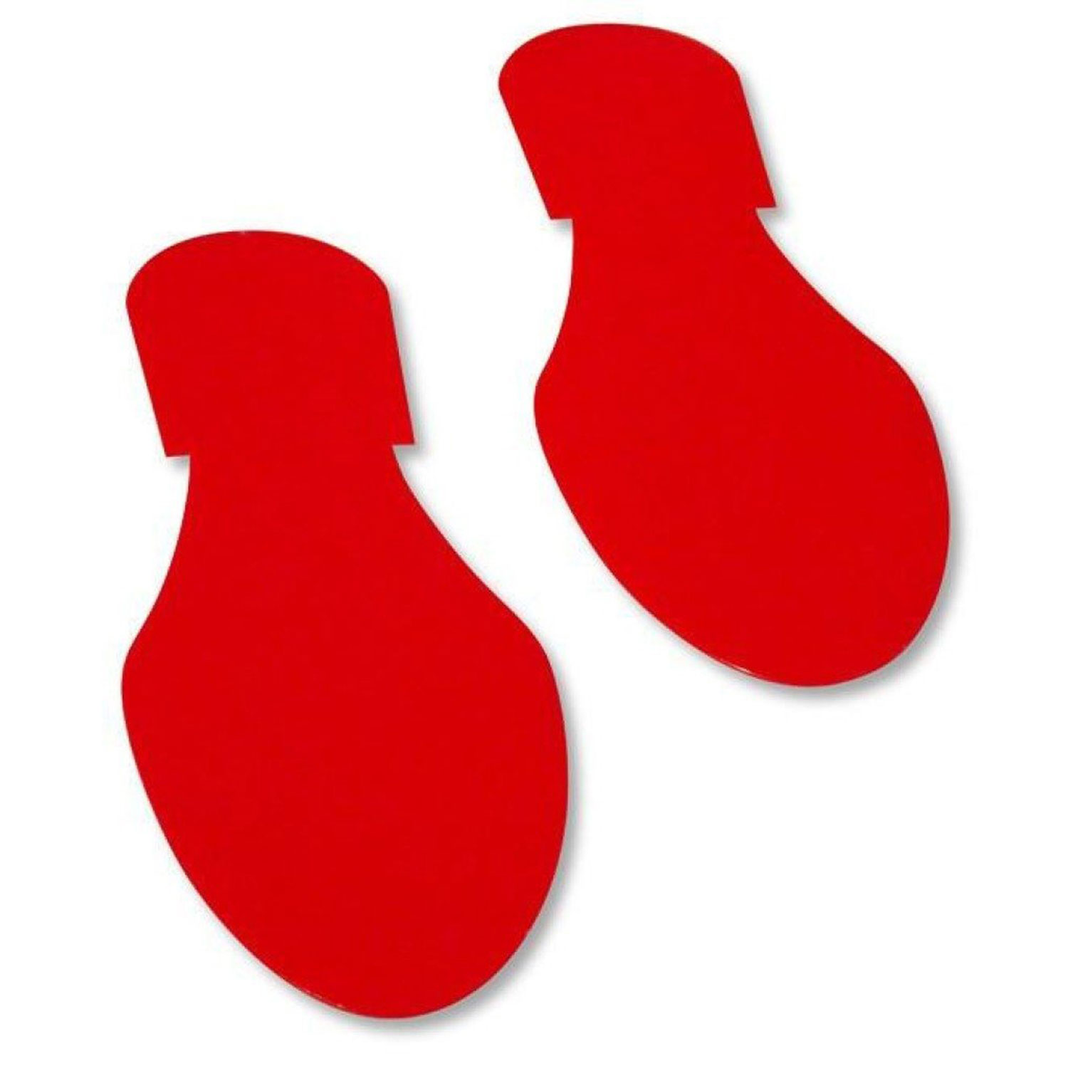 Mighty Line Solid Colored Red Footprint