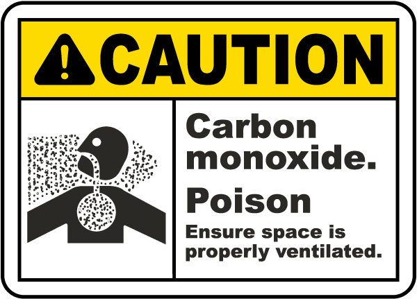 Carbon Monoxide Poison Sign