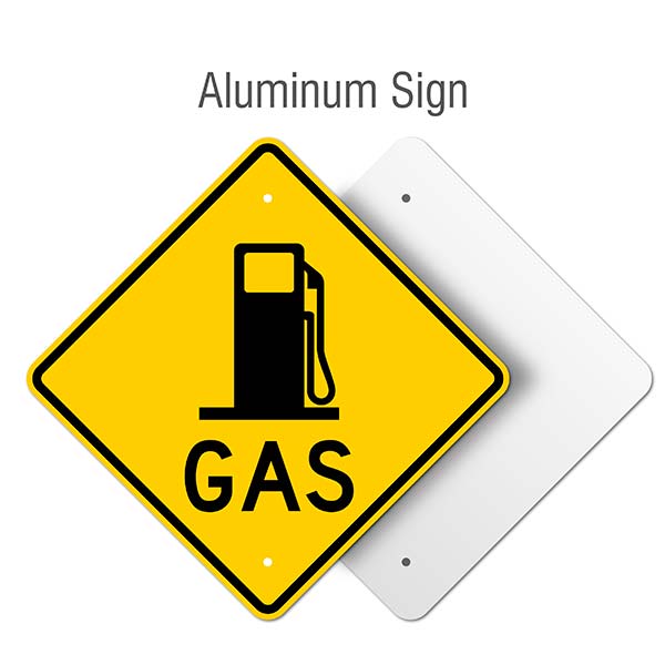 Gas Traffic Sign