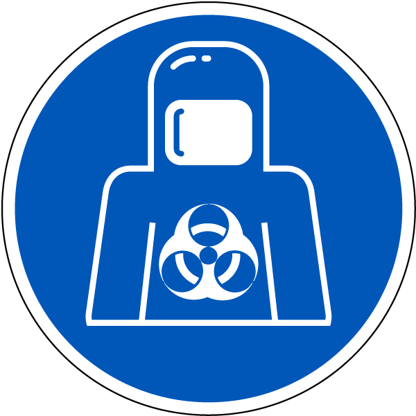 Hazmat Suit Symbol Sign