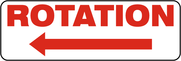 Rotation To The Left Label