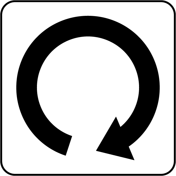 Rotate To The Right Symbol Label