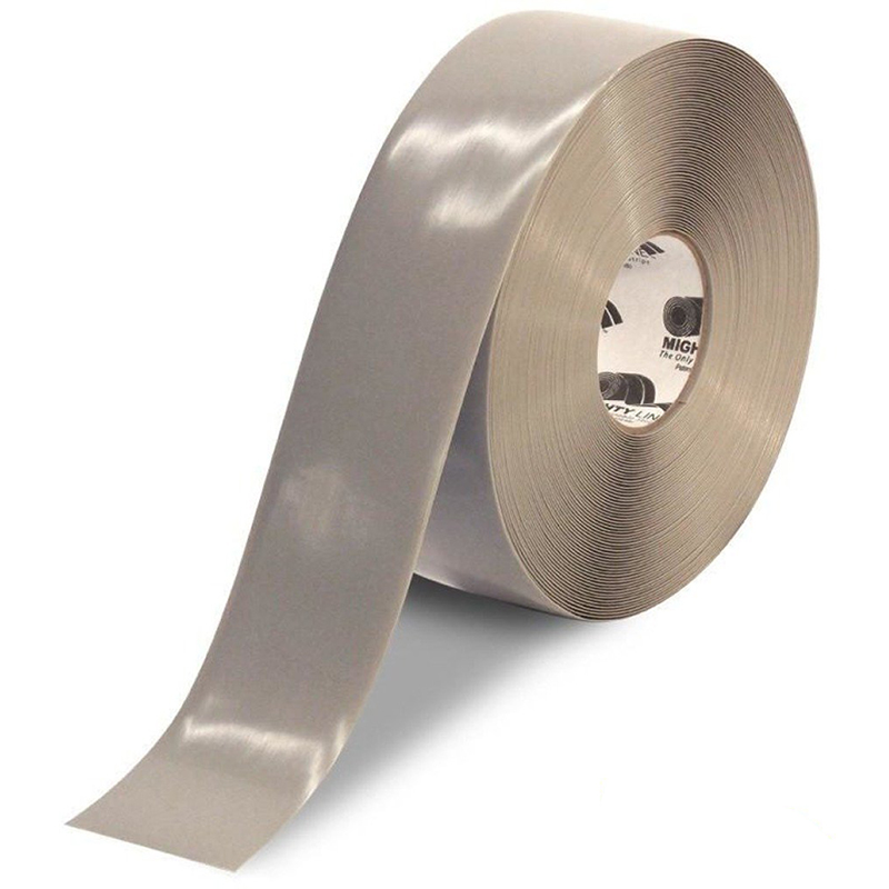 3" Gray Mighty Line Safety Floor Tape - 100 FT. Roll