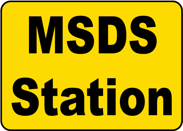 MSDS Station Sign
