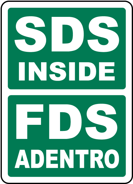 Bilingual SDS Inside Sign