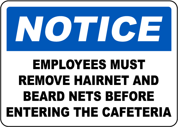 Notice Employees Must Remove PPE Before Entering Sign