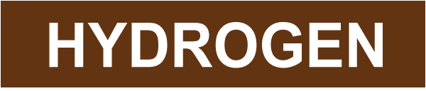 Hydrogen Pipe Label