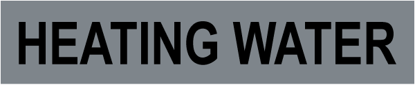 Heating Water Self-Adhesive Pipe Marker