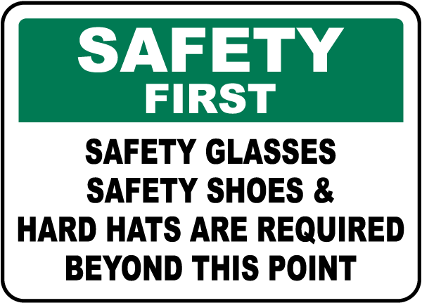 PPE Required Beyond This Sign