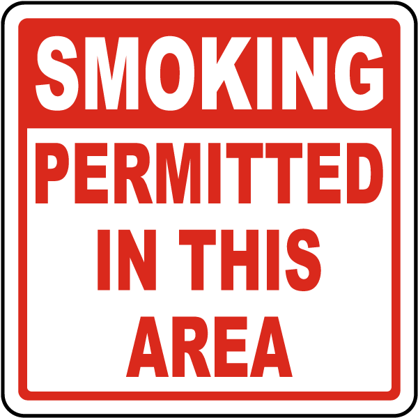 The product is not permitted. Табличка "smoking area" а4. Permissive signs. Permitted-Action signs. Smoking permission.