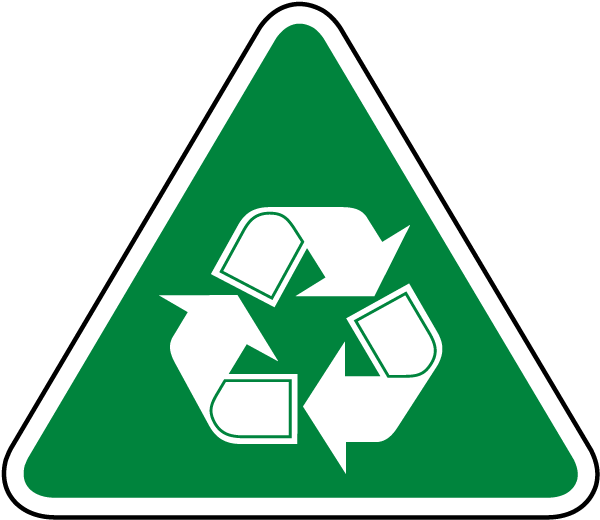 Recycle Symbol Label