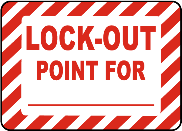 Lock-Out Point For Label