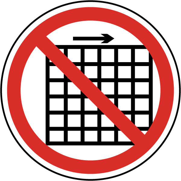 Do Not Operate Without Guards Label