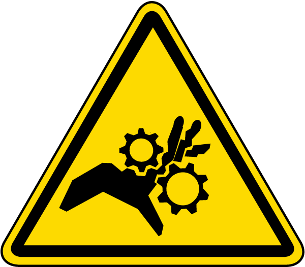 Hand Entanglement / Rotating Gears Label