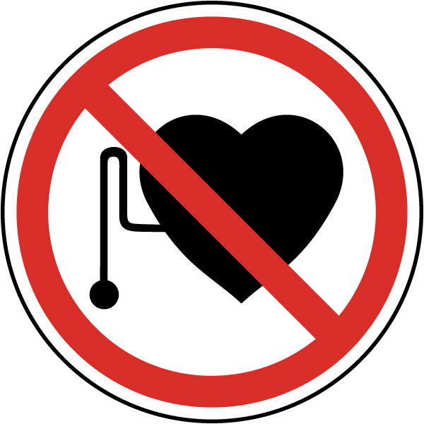 No Pacemakers Label
