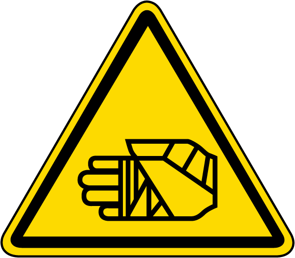 Chemical Burn Warning Label