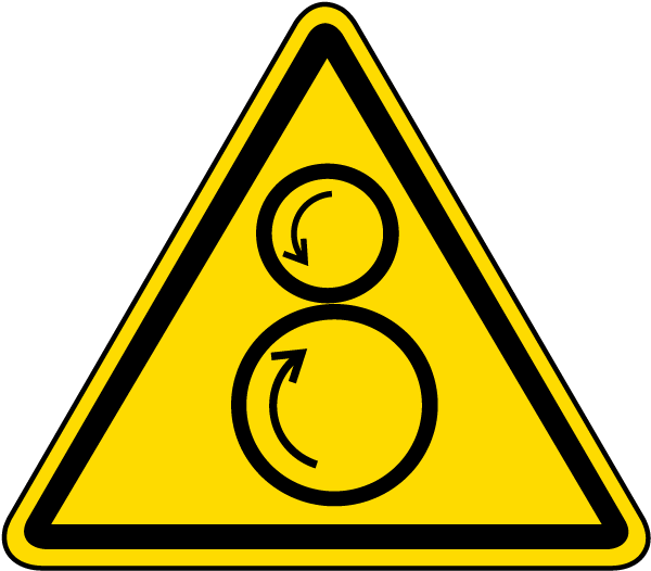 Counter Rotating Rollers Label