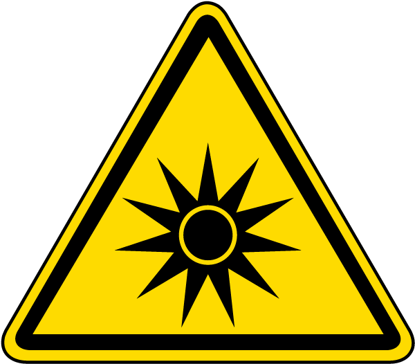 Optical Radiation Warning Label