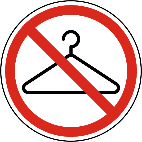 No Hangers Label