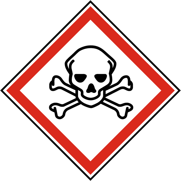 GHS09 Toxic Symbol Sign