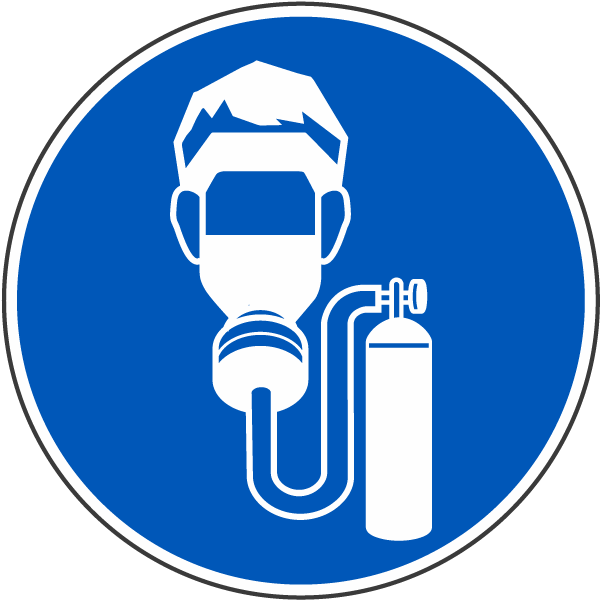 Use Breathing Apparatus Label