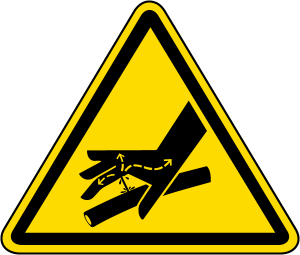 Skin Puncture / Hydraulic Line Warning Label